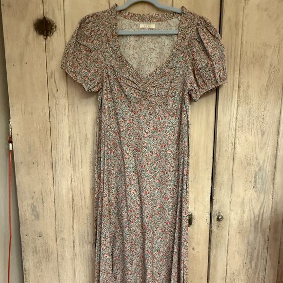 Doen Dree Dress in White Petit Jardin Print, size Medium - Picture 3 of 10